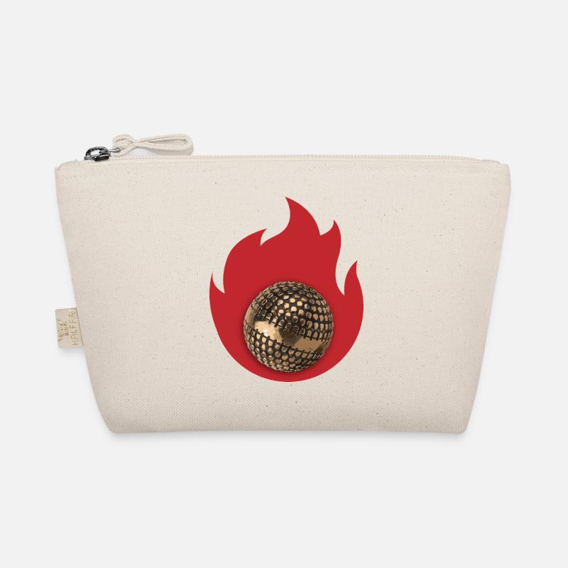 Petanque-Feuer - Bio-Täschchen - Natur