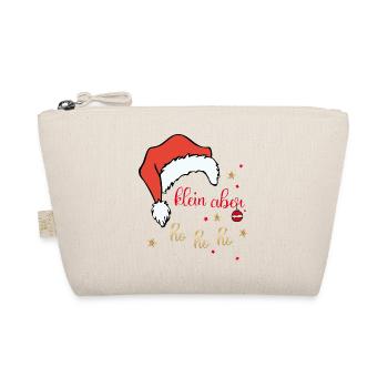 Small but Ho Ho Ho Christmas - Organic Pouch - nature - Front