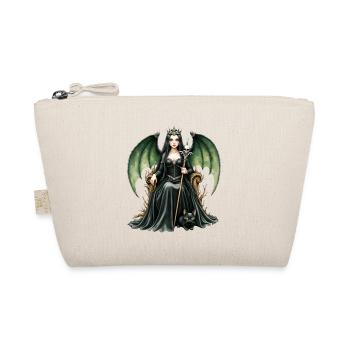 Reine Noire Ailée avec Bâton - Trousse biologique - nature - Devant