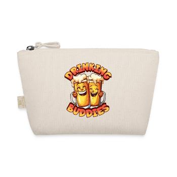 Bier Drinking Buddies Partnerlook Bierkrüge Lustig - Bio-Täschchen - Natur - Vorne