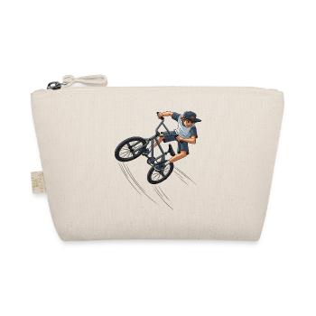 Freestyle BMX Street Artwork Trick Rider Street - Bio-Täschchen - Natur - Vorne