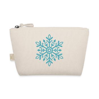 Snowflake | Mountain | Skiing | Snowboarding - Organic Pouch - nature - Front