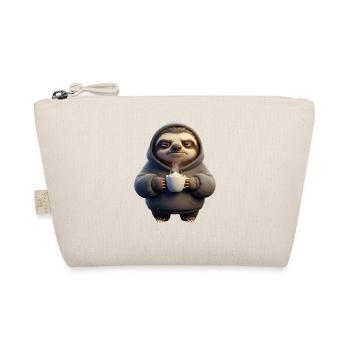Sloth Coffee Humor for Morning Grouches - Organic Pouch - nature - Front