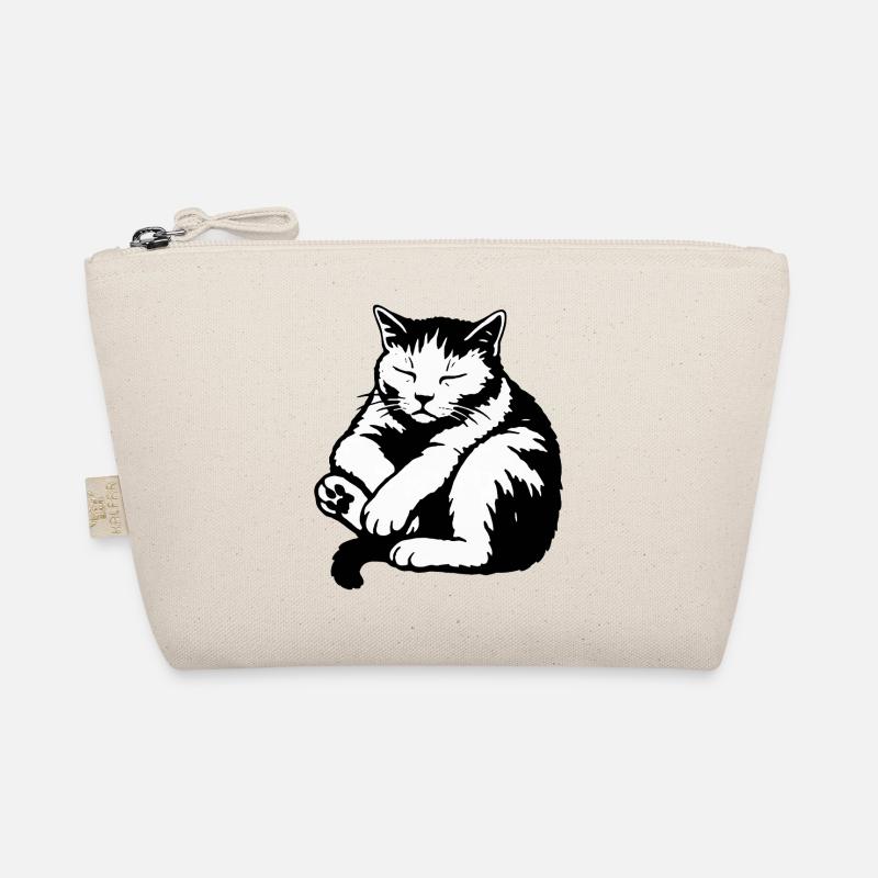 Silhouette du chat endormi Trousse biologique