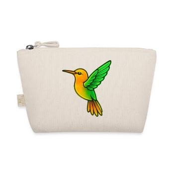 Hummingbird Bird - Organic Pouch - nature - Front