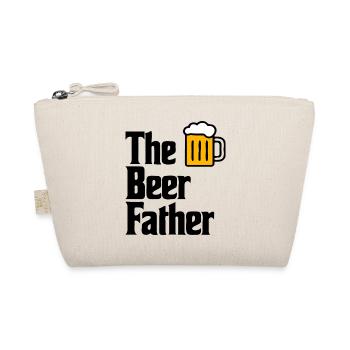 The Beer Father Mafia Style Design - Organic Pouch - nature - Front
