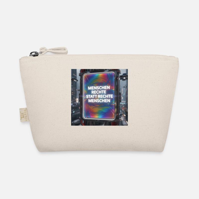 Human rights instead of right-wing people Future Design Organic Pouch