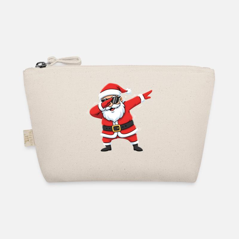Lustiger Dabbing Weihnachtsmann Dab Santa - Bio-Täschchen - Natur