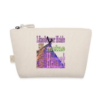 Lüneburg Heath with text - Organic Pouch - nature - Front
