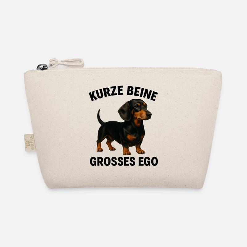 Short Legs, Big Ego Dachshund Organic Pouch
