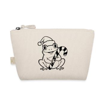 Grenouille de Noël avec canne à sucre - Trousse biologique - nature - Devant