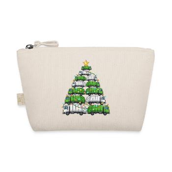 Cadeau drôle de sapin de Noël pour camion poubelle - Trousse biologique - nature - Devant
