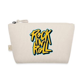 Logo du texte Graffiti Rock 'n' Roll - Trousse biologique - nature - Devant