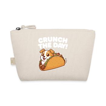 Crunch The Day : Taco Dog Design - Trousse biologique - nature - Devant