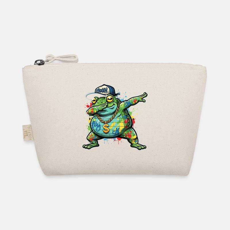 Hip-Hop Fat Frog Dab – Grenouille graffitie colorée Trousse biologique