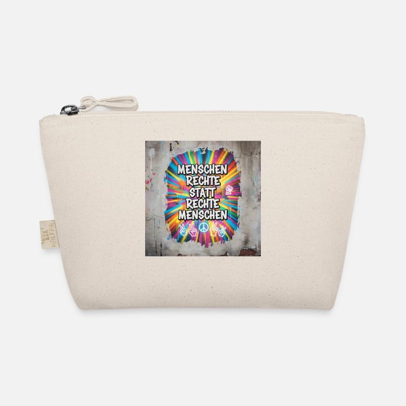 Human Rights Instead of Right-Wing People Statement Organic Pouch