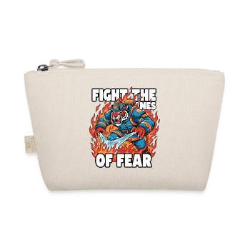 FireTiger Fighting Fear - Organic Pouch - nature - Front