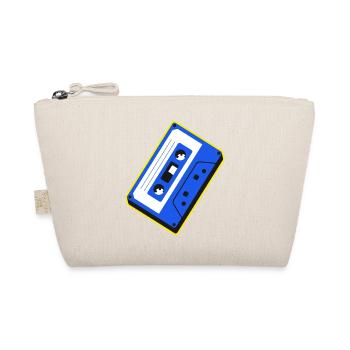 Illustration rétro sur cassette bleue - Trousse biologique - nature - Devant