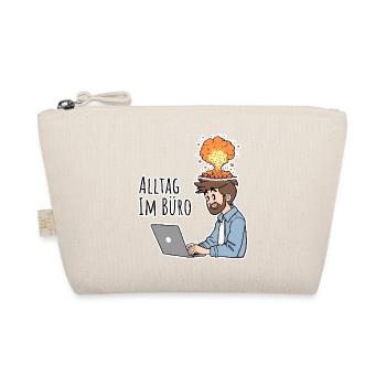 Everyday life in the office - The complete CHAOS - Organic Pouch - nature - Front