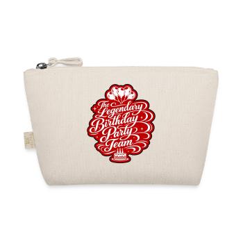 Birthday Party Team Saying - Organic Pouch - nature - Front
