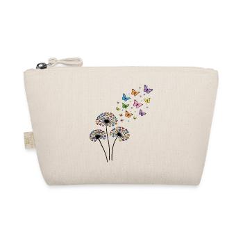 Dandelions with butterflies in the wind - Organic Pouch - nature - Front