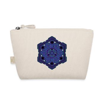 Festival Wear Mandala Geometrie Yoga Meditation  - Bio-Täschchen - Natur - Vorne