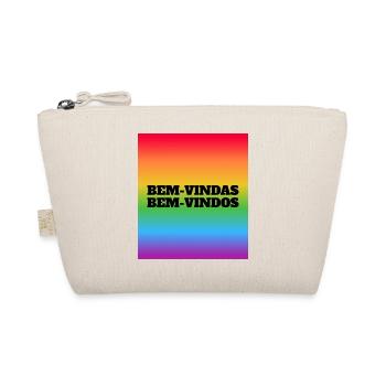 LGBT welcome -  Bem-vindas Bem-vindos - Portuguese - Organic Pouch - nature - Front