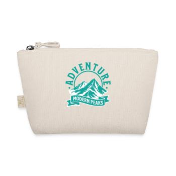Adventure Modern Peaks – Berge Outdoor Design - Bio-Täschchen - Natur - Vorne
