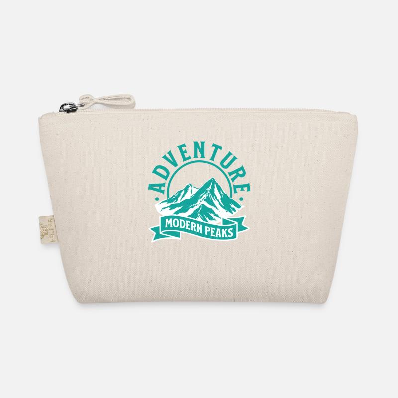 Adventure Modern Peaks – Berge Outdoor Design Bio-Täschchen