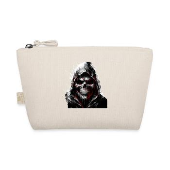 Crâne sombre avec un art gothique à capuchon - Trousse biologique - nature - Devant