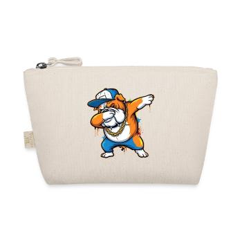 Illustration d’art urbain Bulldog Dab Street Art - Trousse biologique - nature - Devant