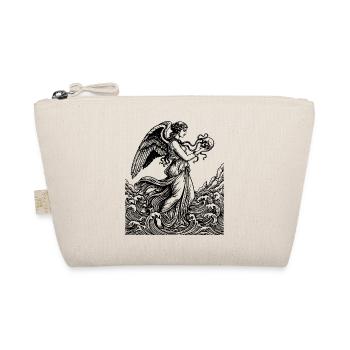 Greek goodess with a skull  - Organic Pouch - nature - Front