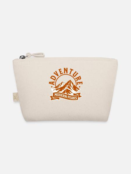 Moderne Bergabenteuer Peaks - Bio-Täschchen - Natur - Vorne