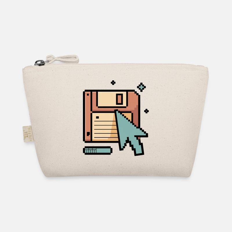 Floppy Disk Retro Internet Bio-Täschchen