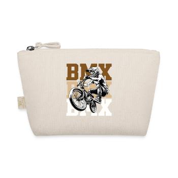 BMX Jump Rider Logo Cult - Organic Pouch - nature - Front