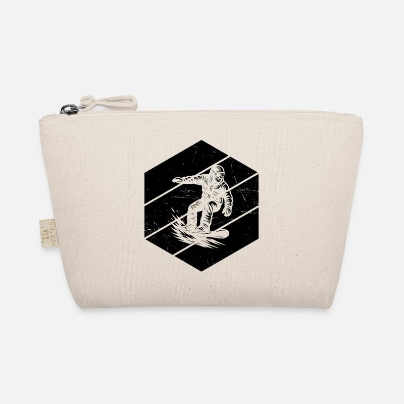 Snowboard motif for real lovers Organic Pouch