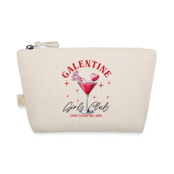 Valentine Girls Club Cocktail Illustration - Organic Pouch - nature - Front