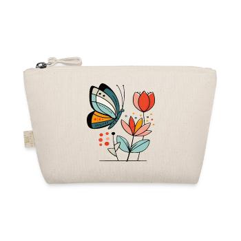 Papillons qui s’envolent vers les fleurs - Trousse biologique - nature - Devant