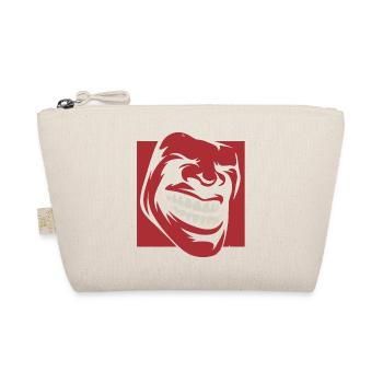 Roaring Red Grin Illustration - Bio-Täschchen - Natur - Vorne