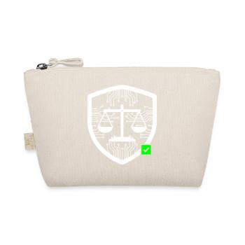 Cyber Security Shield Libra Tech Vector - Organic Pouch - nature - Front