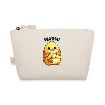 Poussin plus chaud avec écharpe - Trousse biologique - nature - Devant
