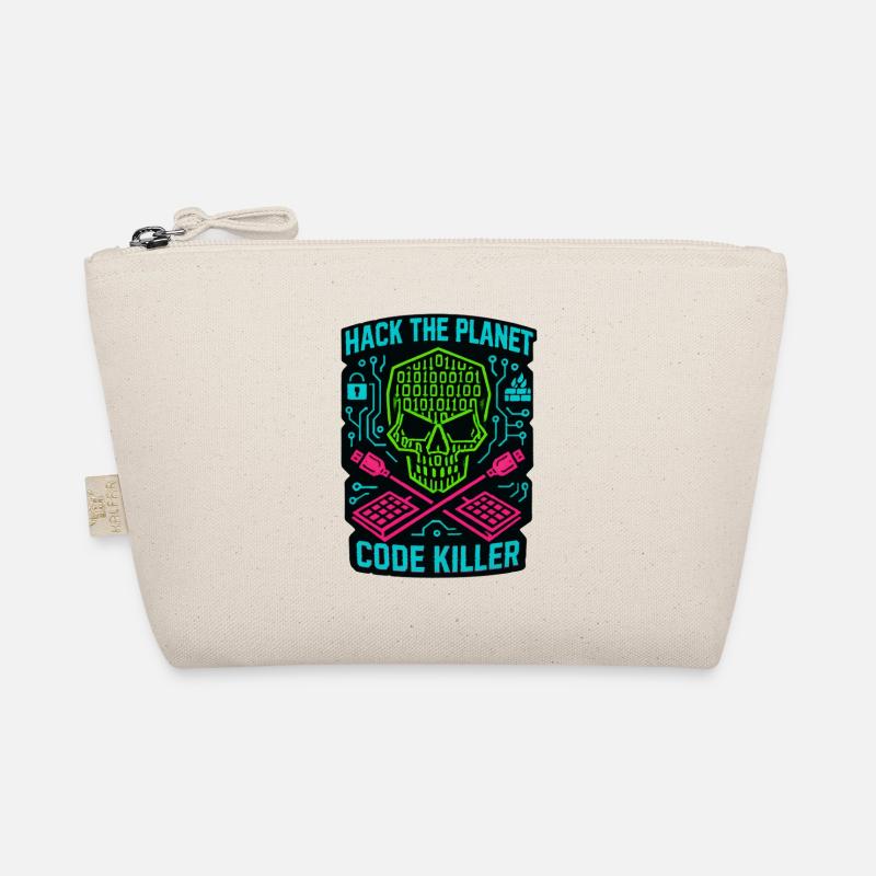 Hack the Planet Code Killer - Cyber Security Organic Pouch