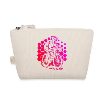 Motif minimaliste du vélo de route - Trousse biologique - nature - Devant