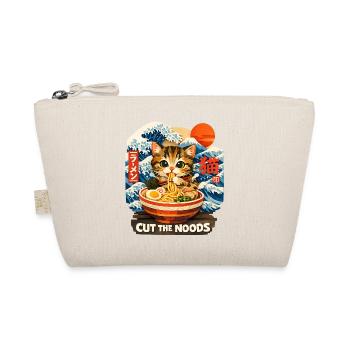 Japon Cat Ramen Nouilles Motif Vague Rétro - Trousse biologique - nature - Devant