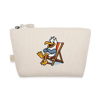 Relaxez une mouette sur la plage - Trousse biologique - nature - Devant