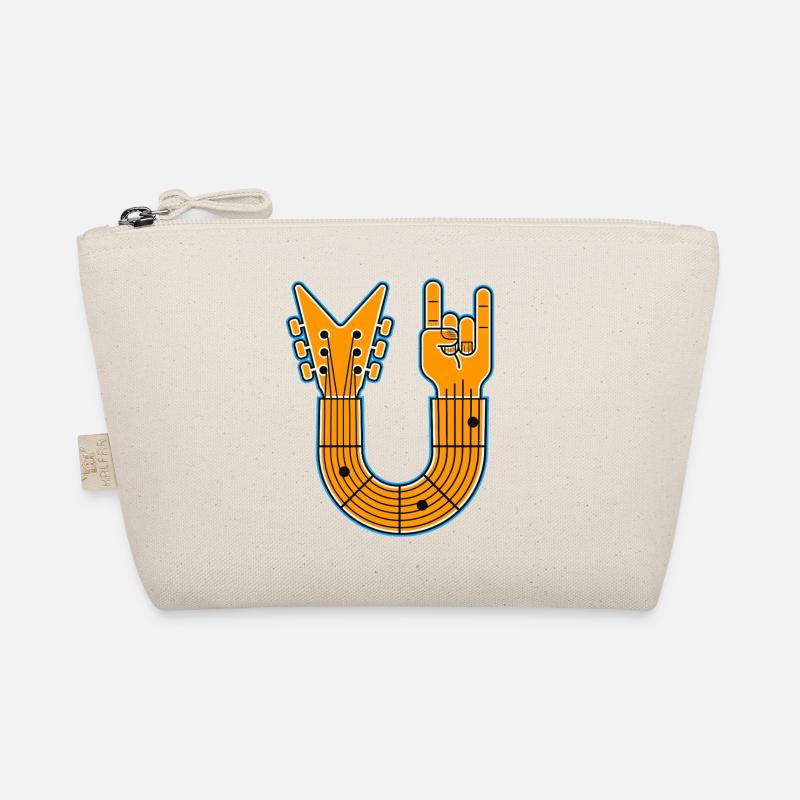 U-Shape Guitar & Rock Hand Bio-Täschchen