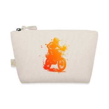 Great Motocross Gift for Motocross - Organic Pouch - nature - Front