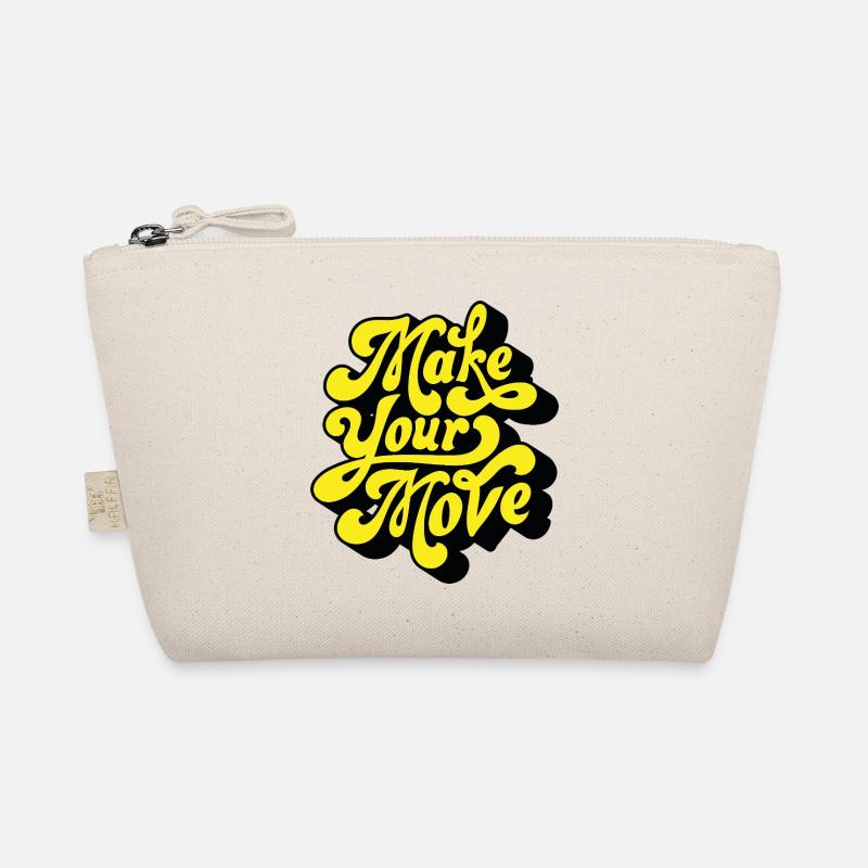 Mach deinen Schritt – Neon-Skript Bio-Täschchen