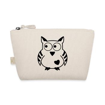 Moon Owl - The Original heavenlygoods - Organic Pouch - nature - Front