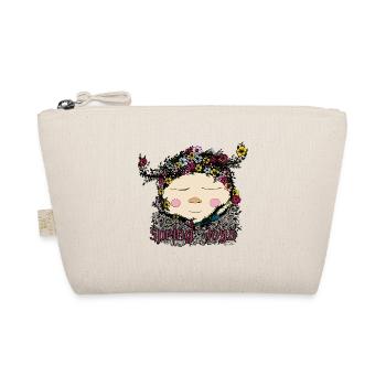 Spring Joy Gnome – Cozy Nature Illustration - Organic Pouch - nature - Front